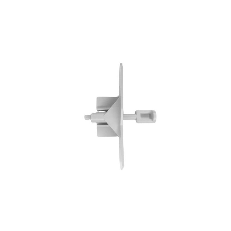 Zatyczki listwy dolnej żaluzji fasadowej z trzpieniem | Z90 szary czarny