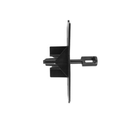 Zatyczki listwy dolnej żaluzji fasadowej z trzpieniem | Z90 szary czarny