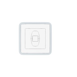 PILOT naścienny 1-kanałowy | ASA GO-P1 Elegance | czarny/biały