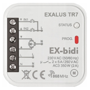 sterownik podtynkowy rolet TR7 EX-Bidi PORTOS
