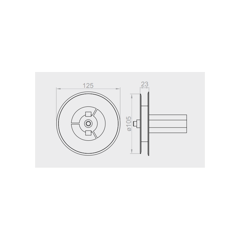 Koło nawojowe z trzpieniem do rolet PCV