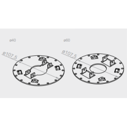 Płytka montażowa RKZ do silnika Portos