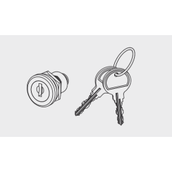 Zamek skrzynkowy kluczykowy do napędów NHK