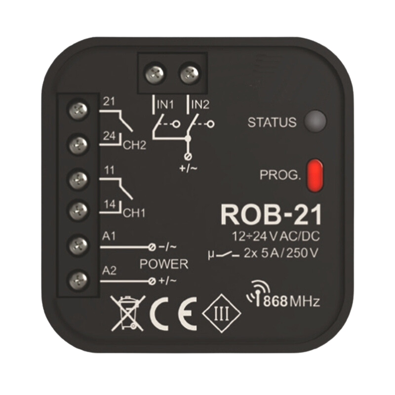 Radiowy odbiornik bramowy ROB-21