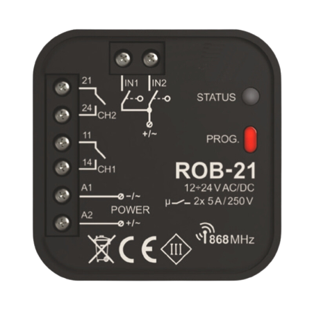 Radiowy odbiornik bramowy ROB-21